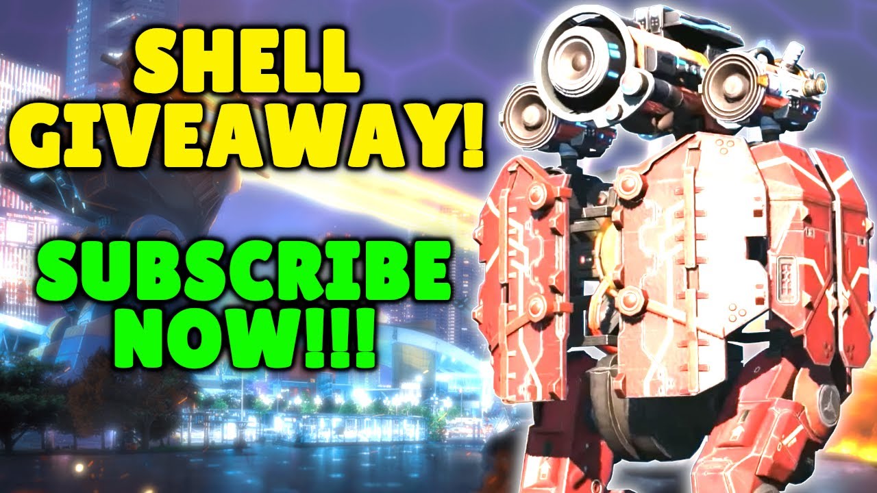 NEW SHELL GIVEAWAY! Announcement #WRwinShell | War Robots Giveaway WR #shorts