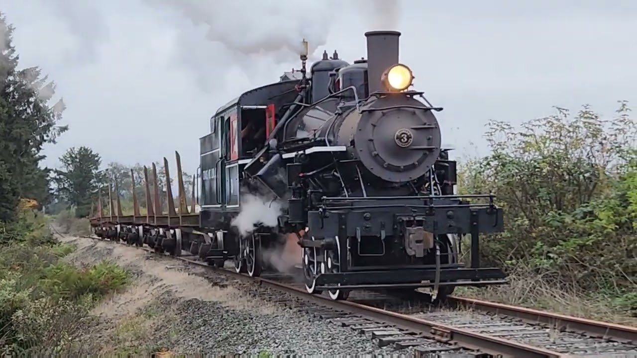Railfanning the OCSR Charters with #2 and brand new heisler #3!