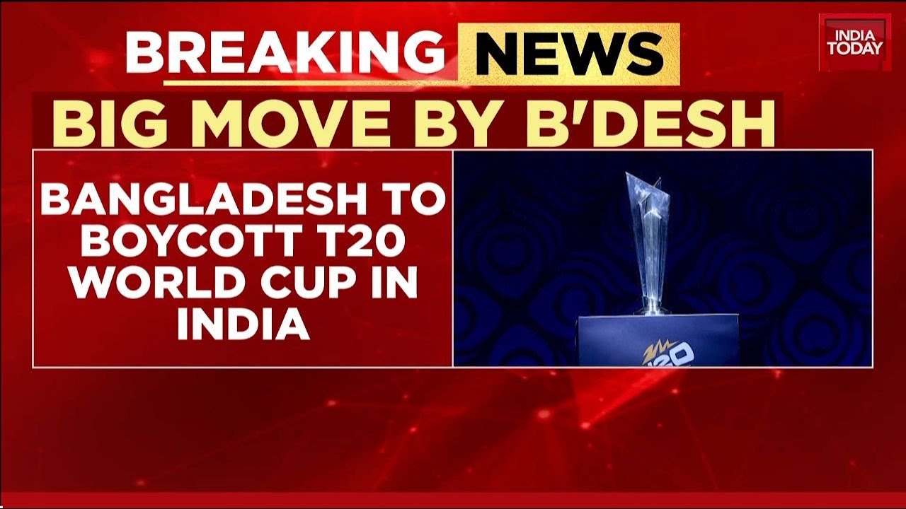 Breaking: Bangladesh To Boycott T20 World Cup In India Day After ICC Rejects 'Hybrid Model' Demand