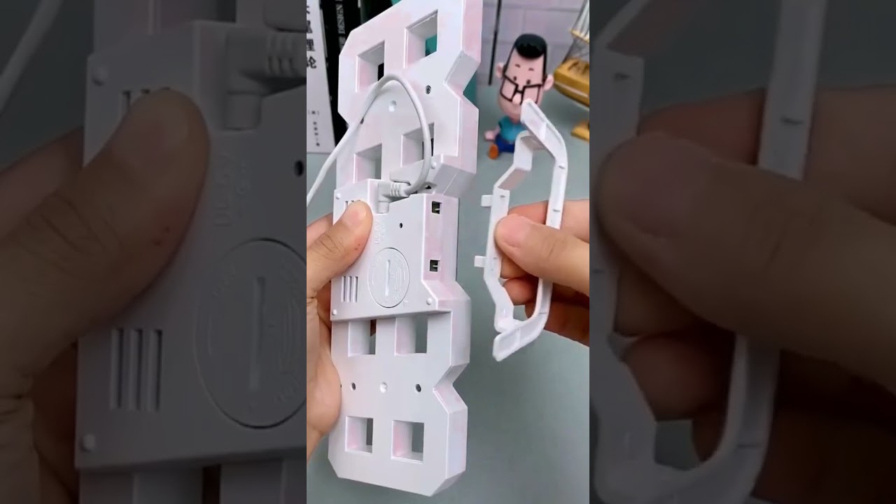 Transform Your Room with the Coolest 3D LED Digital Clock Wall D&eacute;cor! #diy #diycrafts #shorts #fyp