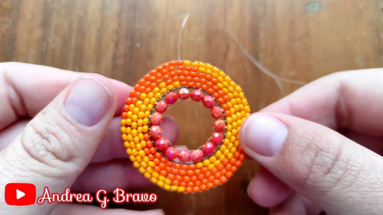 🟠COMO HACER ARETES SOBRE ARO EN MOSTACILLAS Y MURANO/Andrea G. Bravo