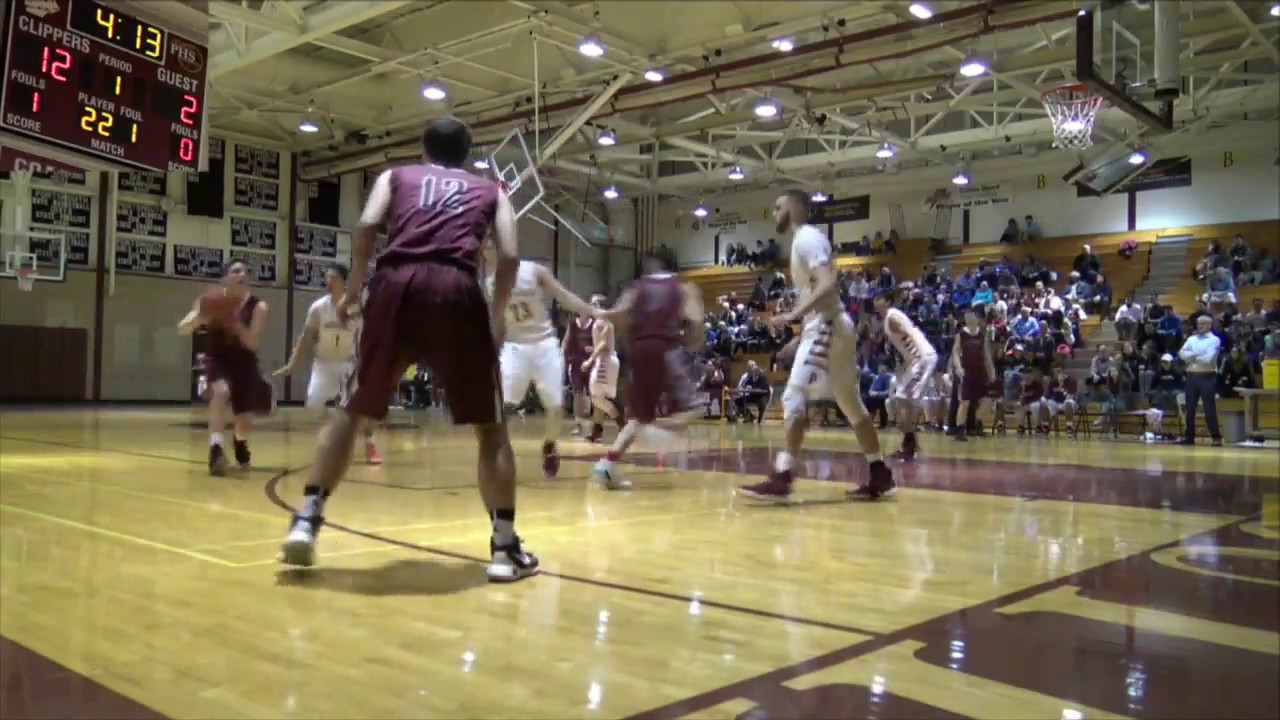Portsmouth Clippers NH Boys High School Basketball Joey Glynn with 1000 points