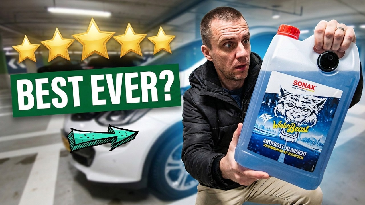 Is Premium Windshield Washer Fluid Worth It? Sonax WinterBeast Review & Demo