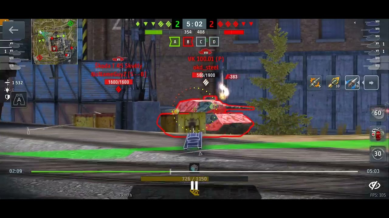 WOT Blitz AMX Canon d'assaut 105 Master Gold 4 kills 4346 damage 1623 exp Jan 04 2026
