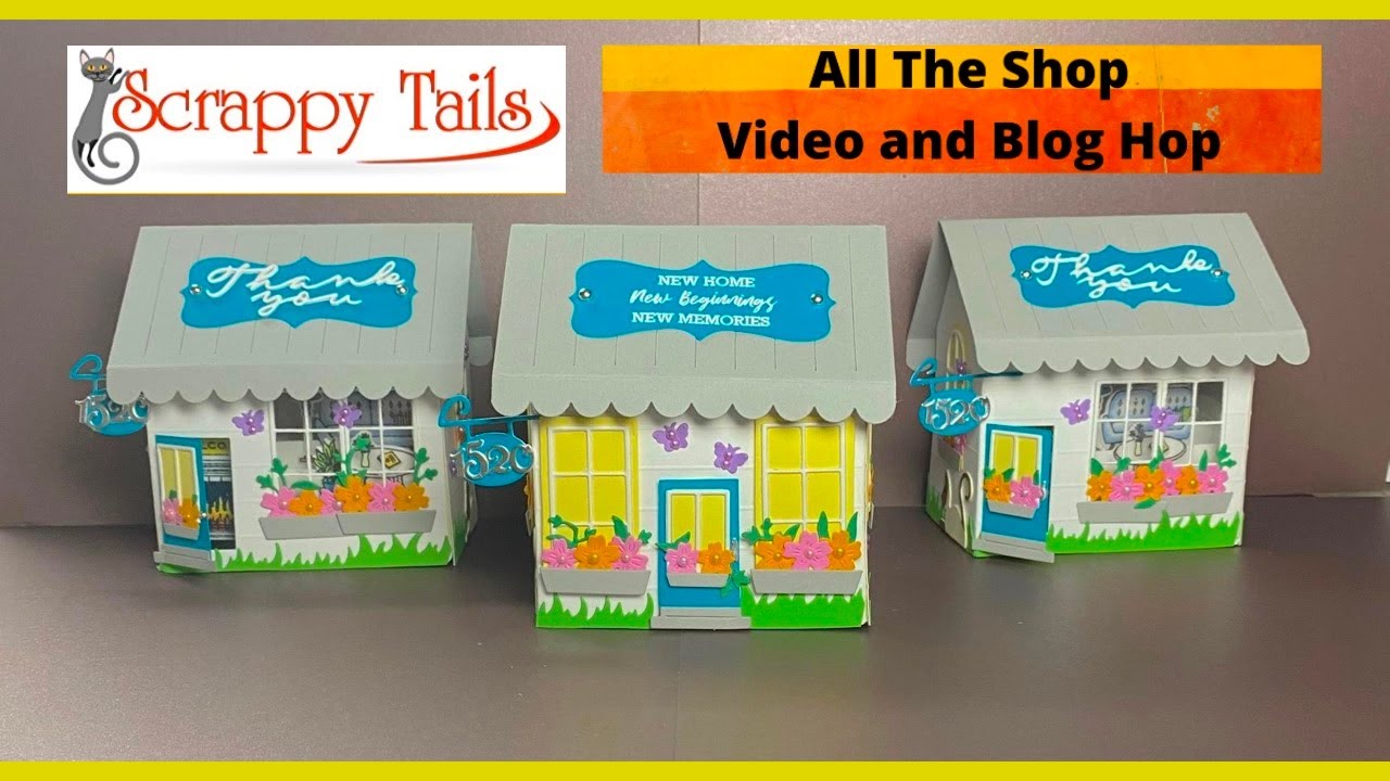 New House Pop up Cards | Scrappy Tails All the Shop Video and Blog Hop
