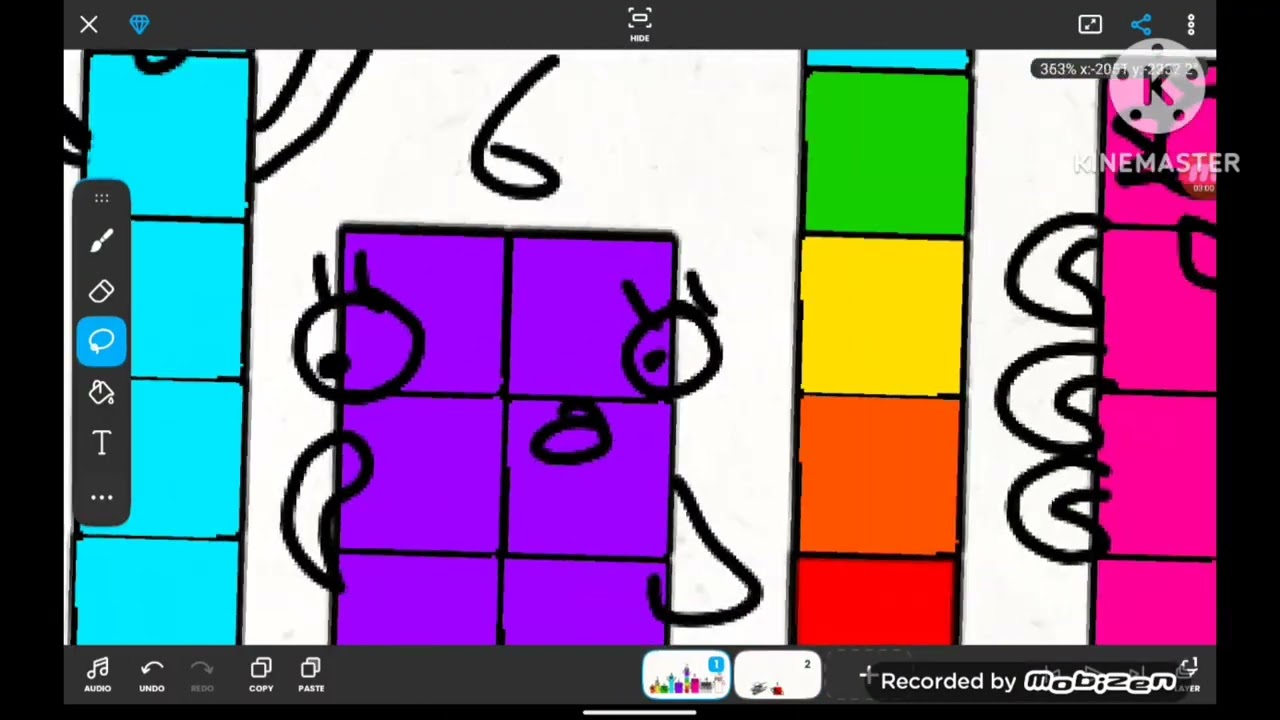 The Numberblocks show S1 EP1 glitch