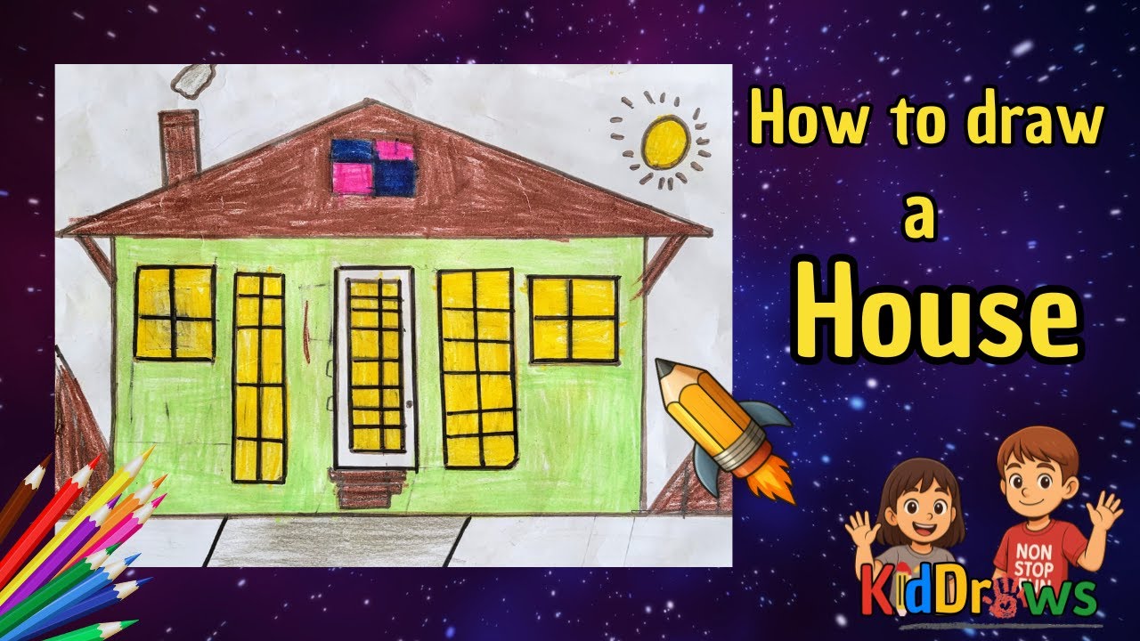 HOW TO DRAW A HOUSE