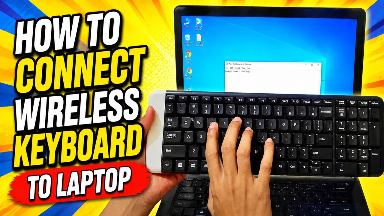 How to Connect Wireless Keyboard to Laptop