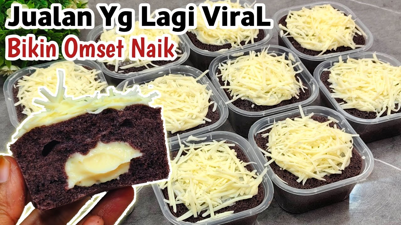 SUPER LUMER, SIMPEL, LEMBUT, ENAK BANGET‼️USAHA RUMAHAN MODAL KECIL | BOLU KETAN HITAM ISI KEJU