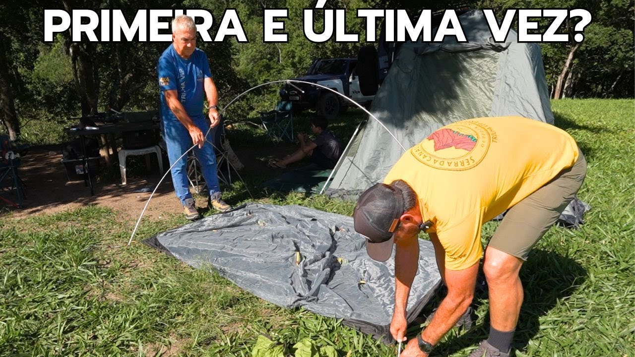 A primeira vez do meu pai acampando na Serra da CANASTRA! Ele não esperava por isso!