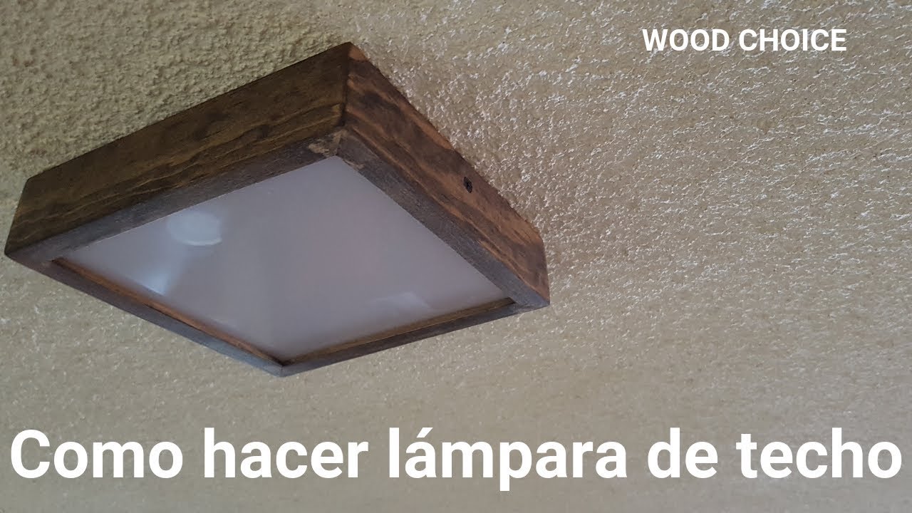 Como hacer Lampara LED para el Techo