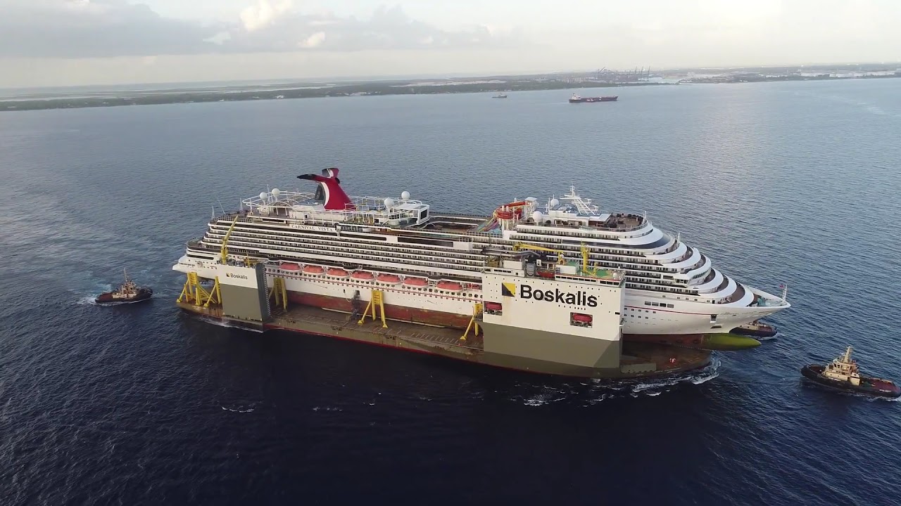 BOKA Vanguard sailing with Carnival Vista onboard