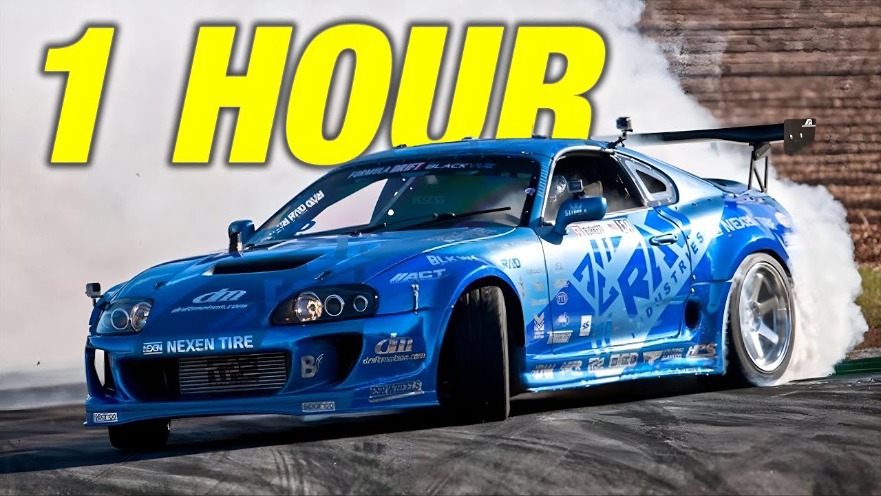 1 HOUR - TOYOTA SUPRA MK4 2JZ COMPILATION: Best of Supra Drift Compilation (Turbo Sound, Drifting)
