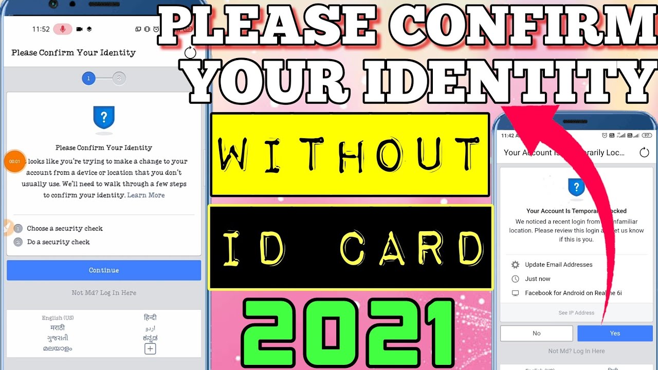 Please confirm your identity On Facebook Account Checkpoint Se id Kaise open kre by INDIAN TRICKER