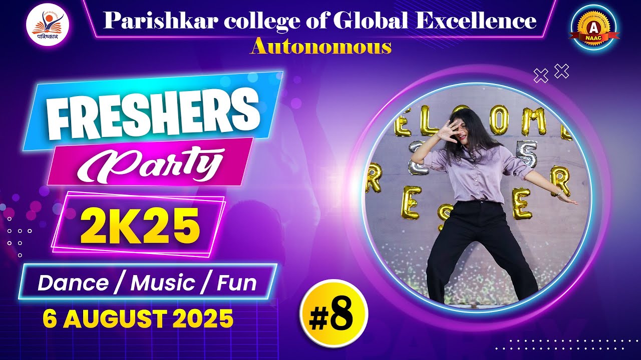 Fresher Party 2025 #8  Parishkar College #freshers #fresherparty #MeNachdi #PunjabiSong #ViralReels