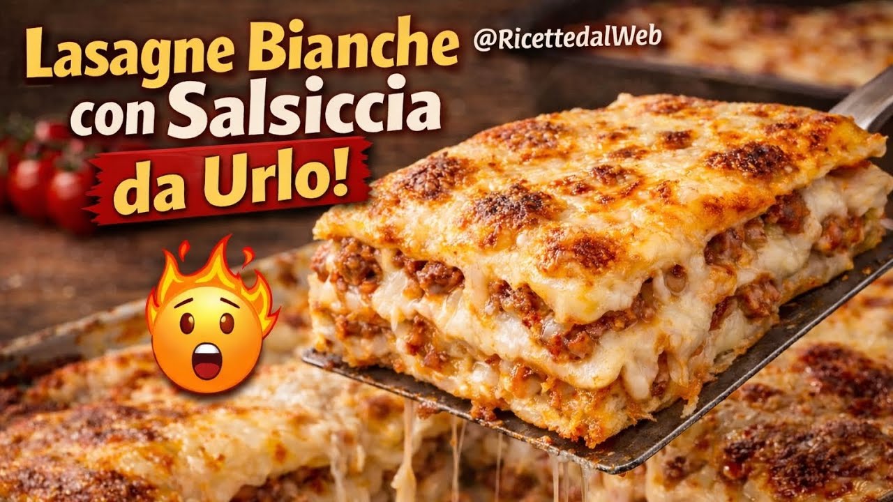 Lasagne Bianche con Salsiccia: la Ricetta Cremosa che Conquista Tutti 