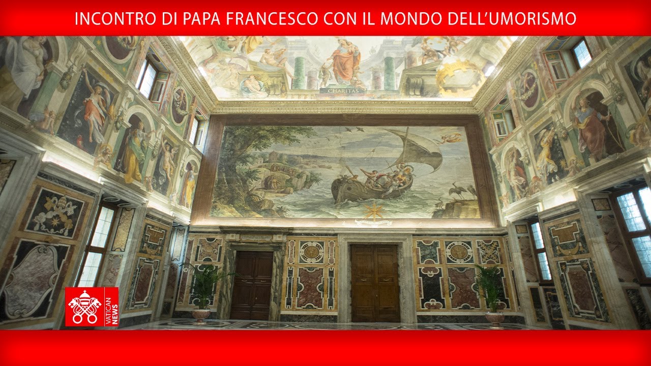 Incontro di Papa Francesco con il mondo dell’umorismo