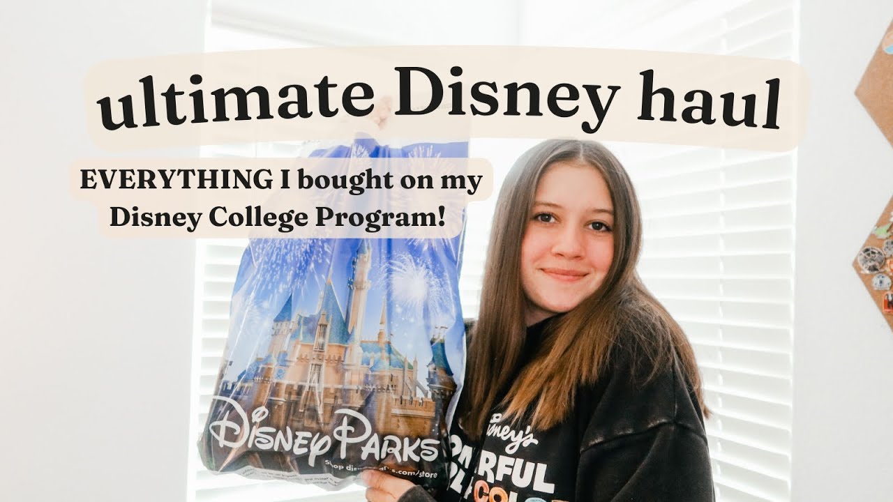 ULTIMATE DISNEY HAUL!!! everything i bought on my Disney College Program!