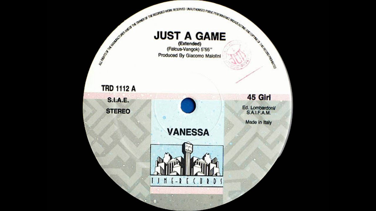 Vanessa - Just A Game (Instrumental) '89