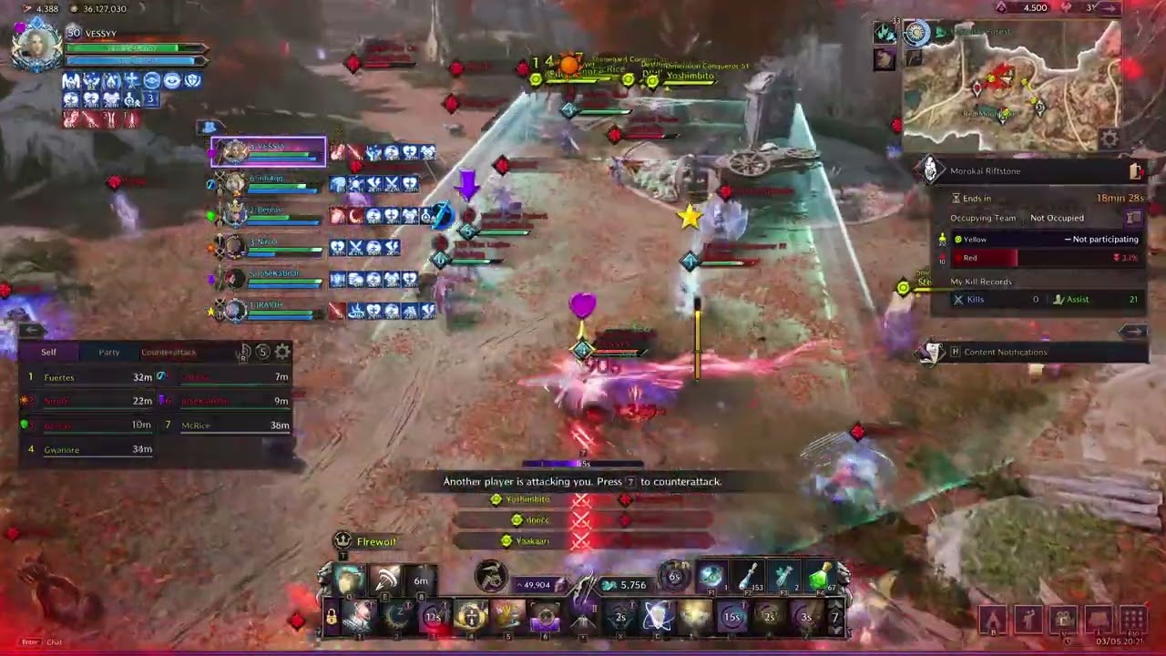 THRONE AND LIBERTY HEALER POV 2025 03 05 Greed vs Sovereign Y