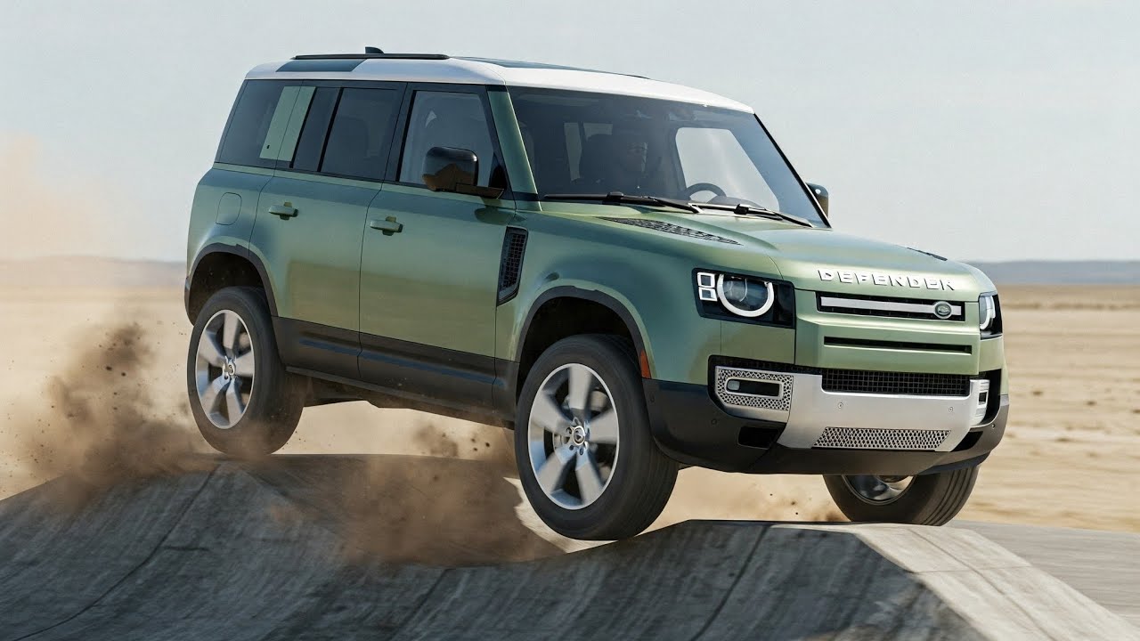 Land Rover Defender OCTA Extreme Suspension Test -(BeamNG Drive)