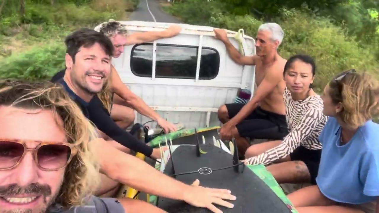 Britt and Darren on Tour - Day 10 Surf in Ekas, Lombok.
