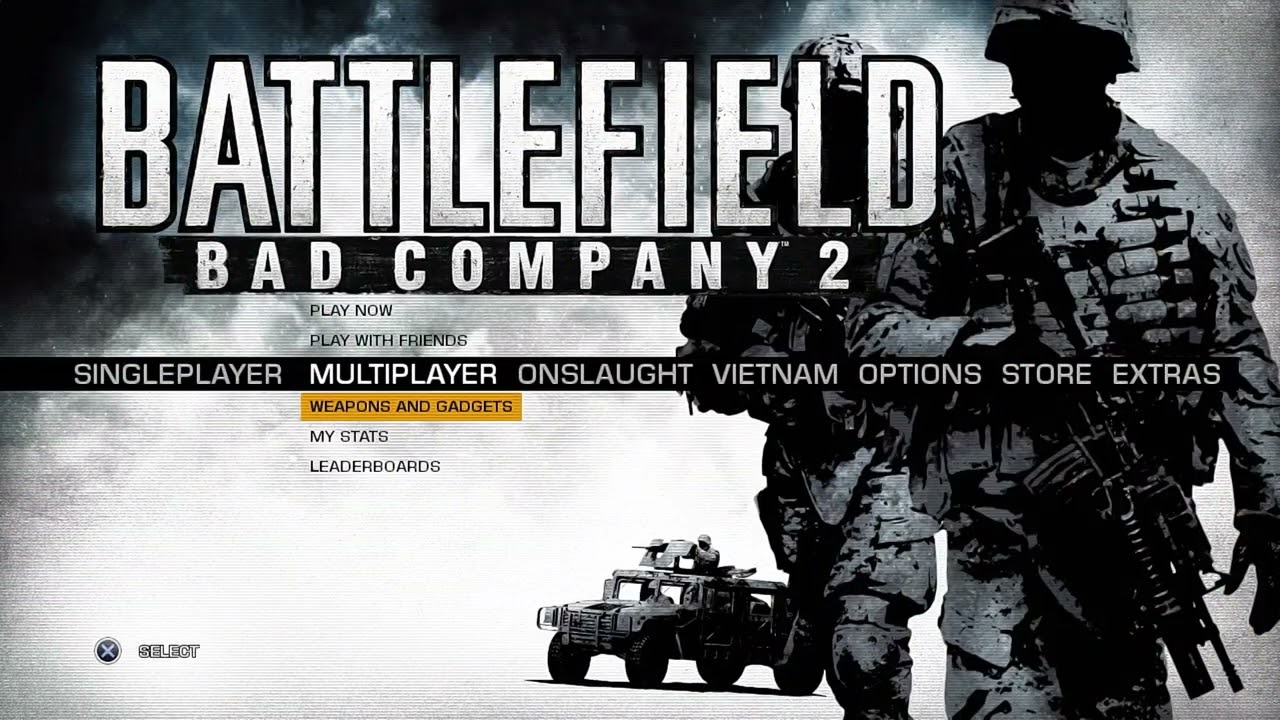 Battlefield Bad Company 2 PS3. Weapons, Gadgets and Vehicles. Onslaught Enabled.