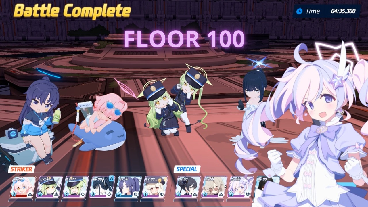 【Blue Archive】 - Tiphareth Elastic Armor Floor 100 with Reisa.Magical