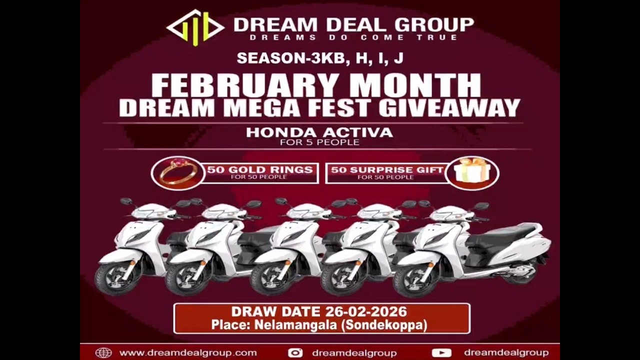 Season 3KB H,I,J February month dream Mega Fest Giveaway