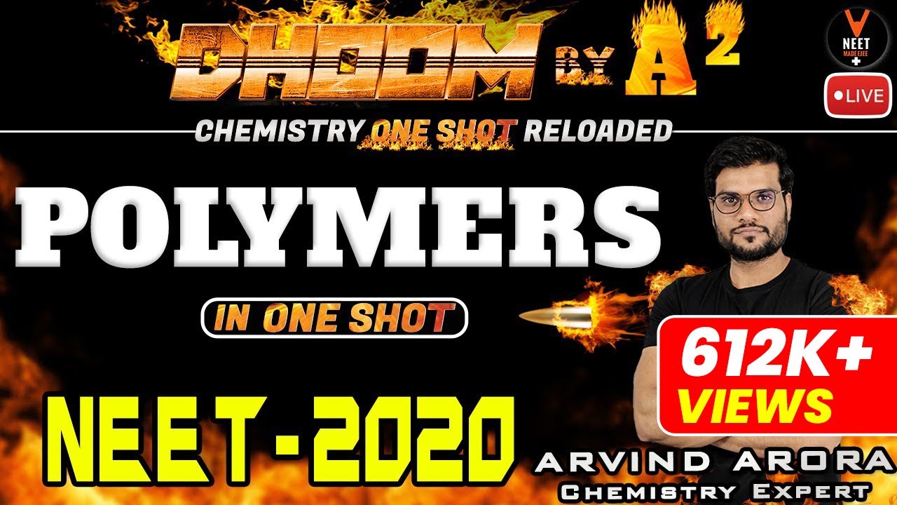 Polymers Chemistry Class 12 One Shot | Chemistry NEET 2023 | Arvind Arora Sir