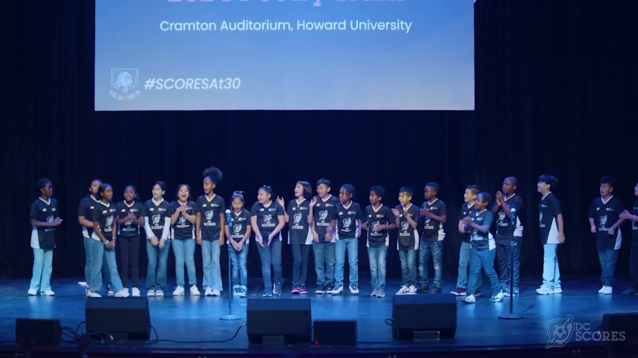 Seaton Elementary School Performs at the 2024 DC SCORES Westside Poetry Slam