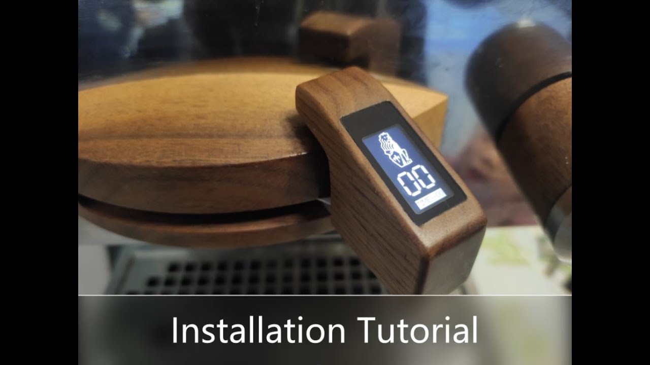 Brew Paddle with Integrated Timer for La Marzocco Linea LM Mini Installation tutotial