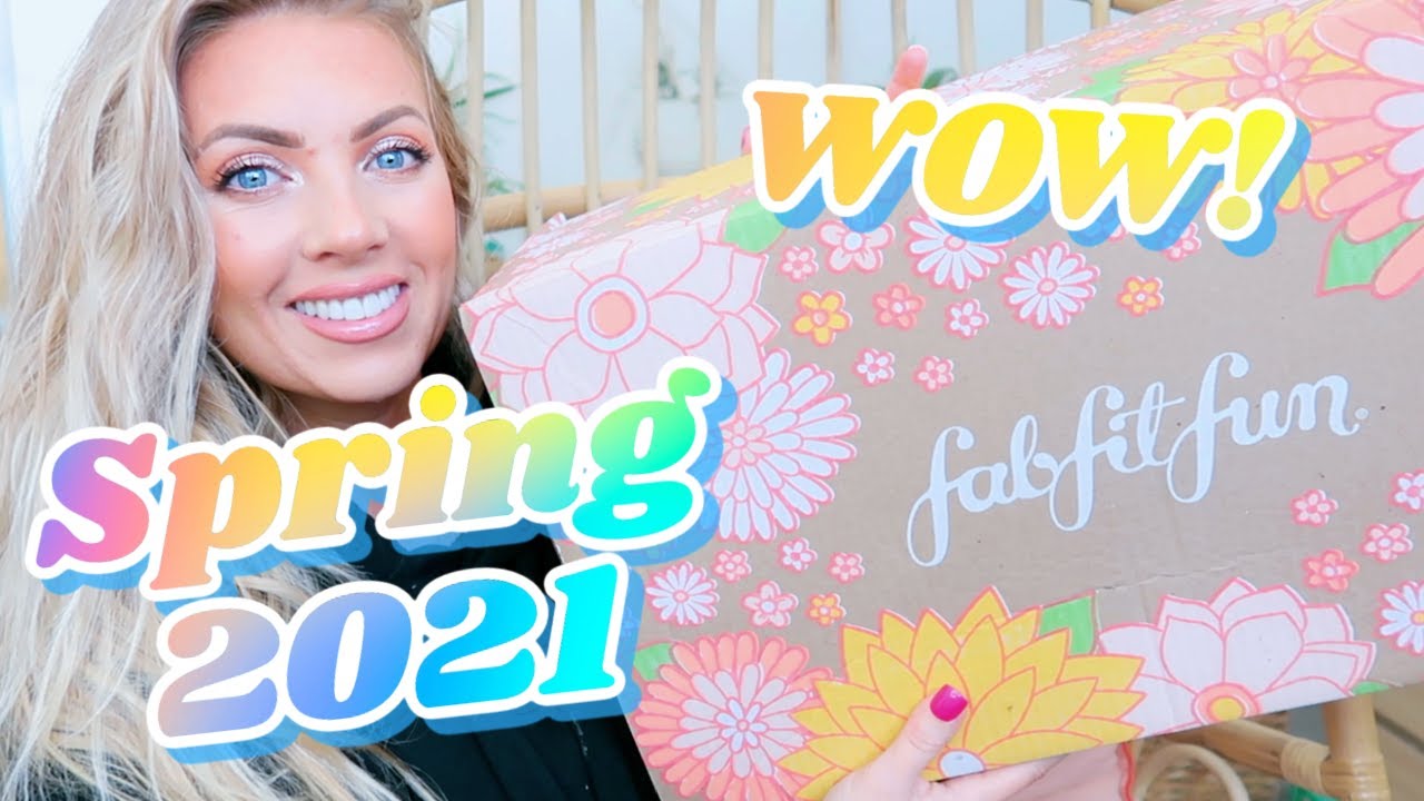 FABFITFUN SPRING 2021 UNBOXING & How I Use What Came In my Box & COUPON CODE