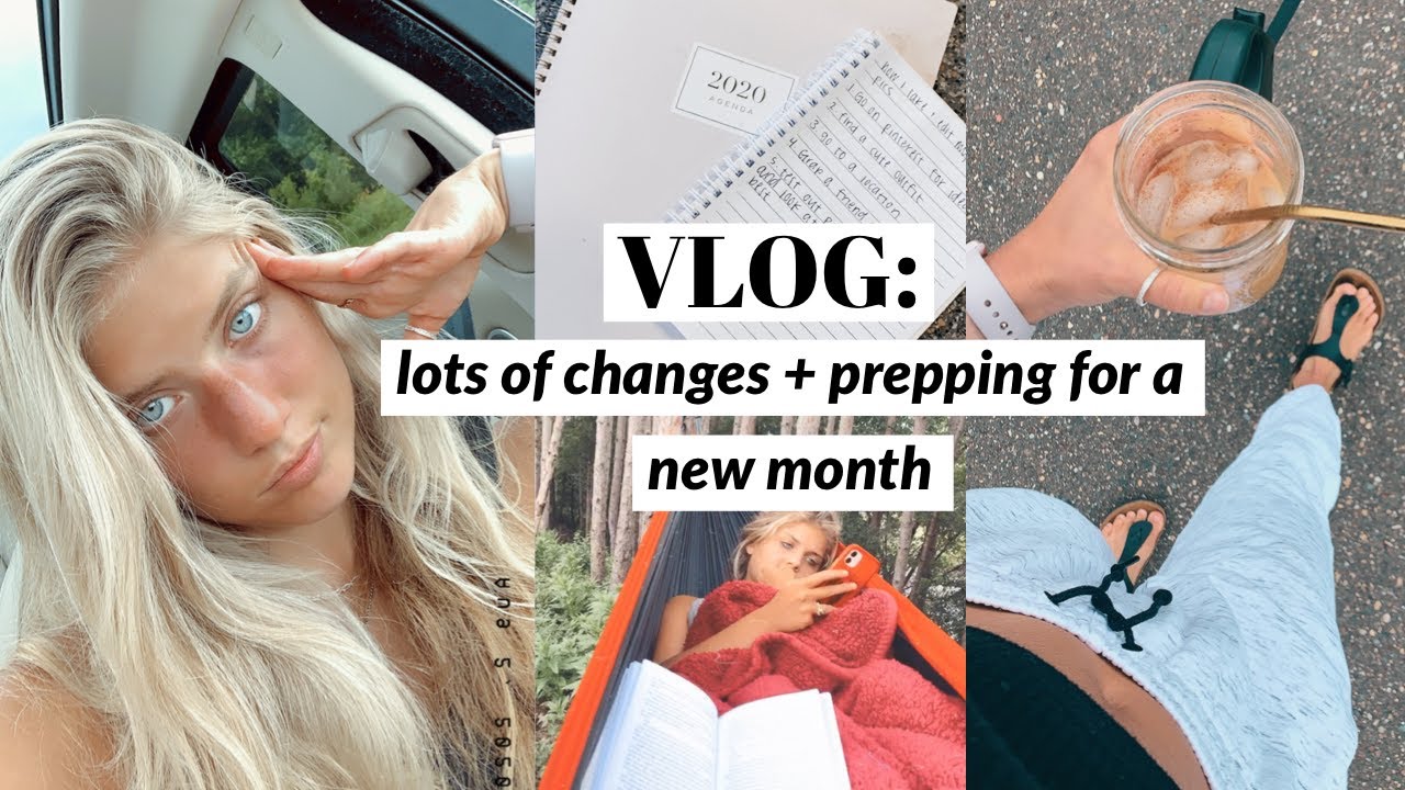 VLOG: big life change + how i prep for a new month