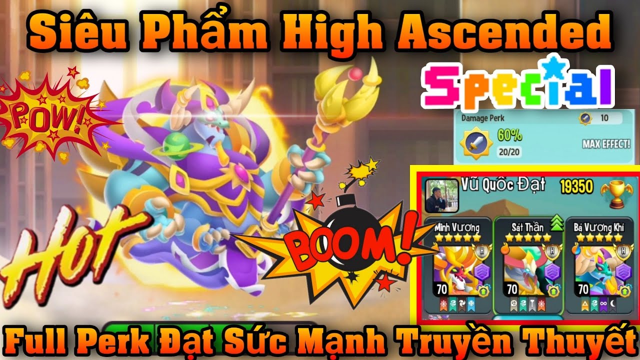 Dragon City Tập Đặc Biệt : Siêu Phẩm High Ascended Supreme Full Perk Sức Mạnh Truyền Thuyết