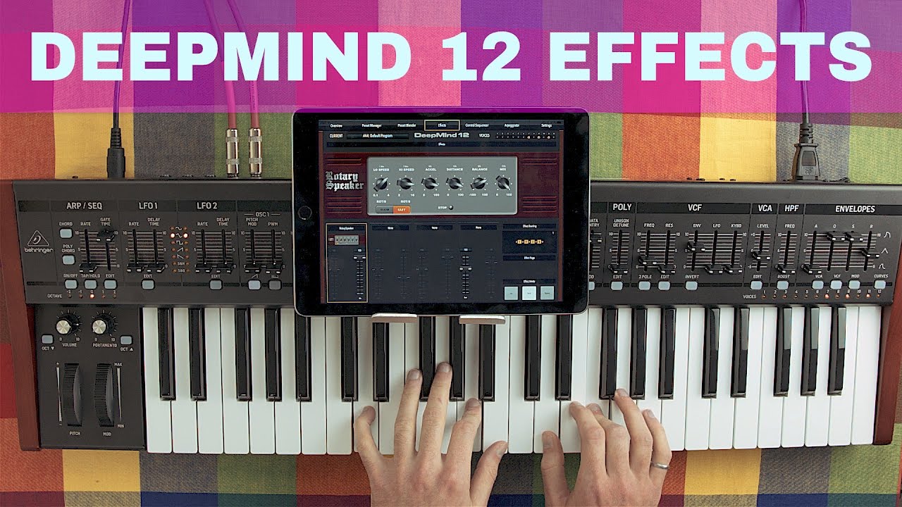 Обзор и демонстрация 12 эффектов Behringer DeepMind: реверберация, задержка, искажение, эквалайзе...