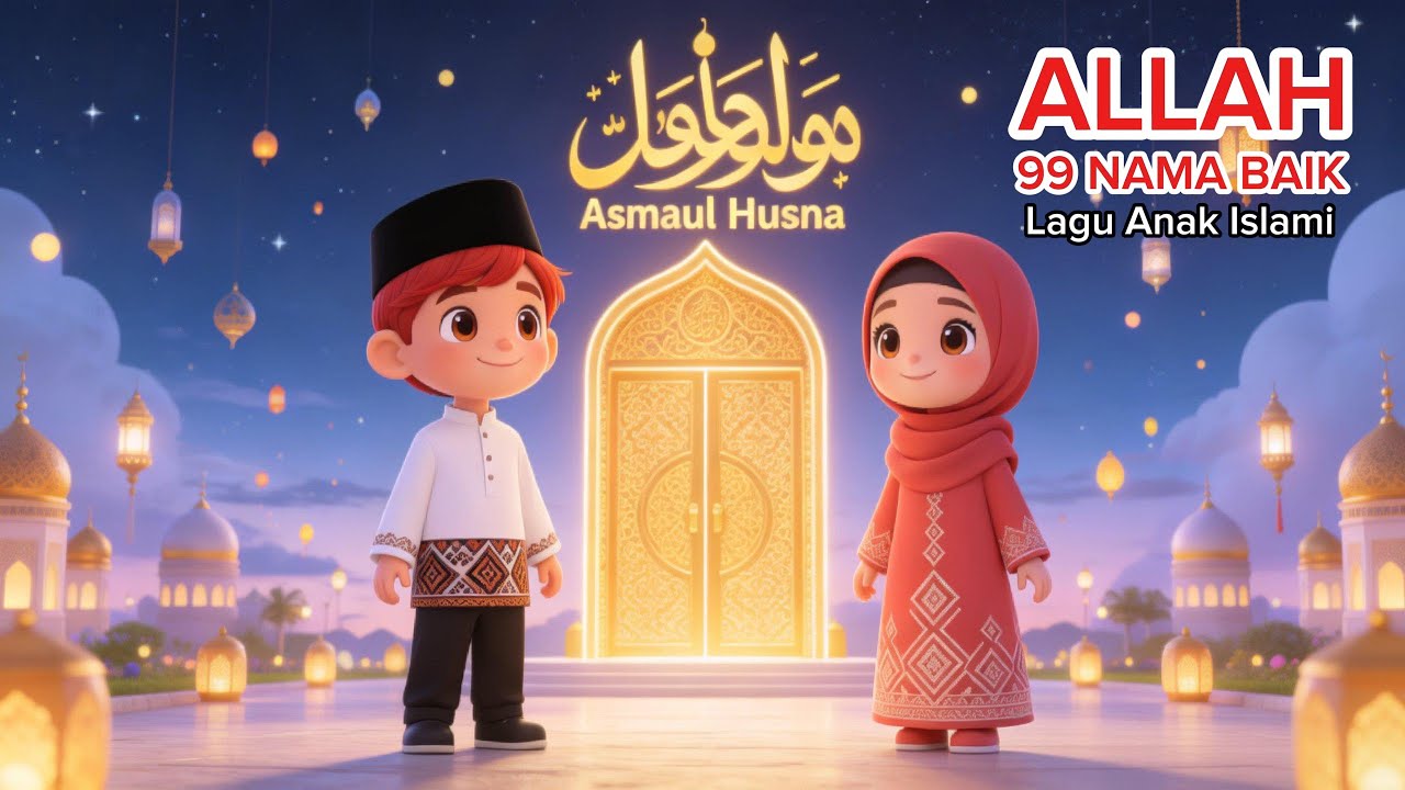 99 NAMA ALLAH | ASMAUL HUSNA | Lagu Anak Islami