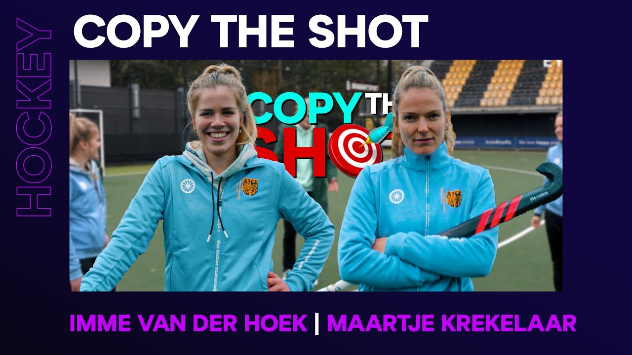 COPY THE SHOT 🎯 | Imme van der Hoek & Maartje Krekelaar (HC Den Bosch)