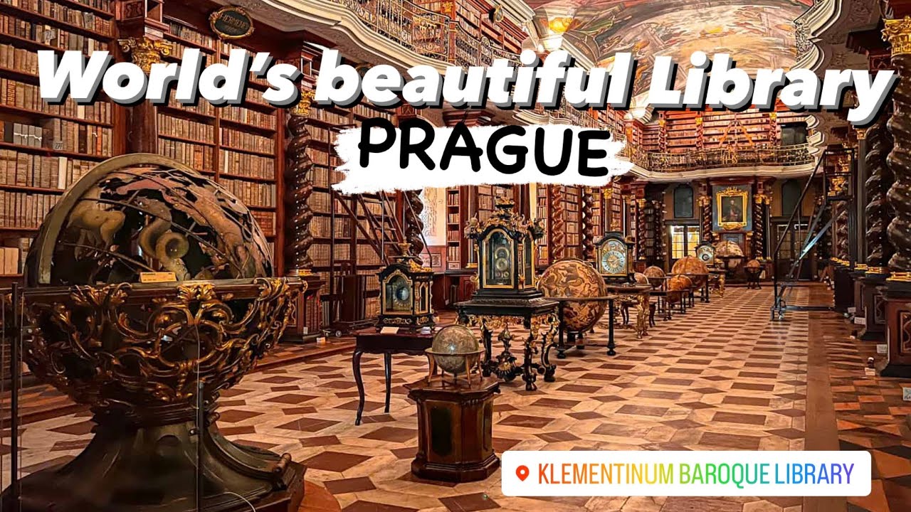 Inside World's beautiful Library | Prague | Oldest & biggest in Europe