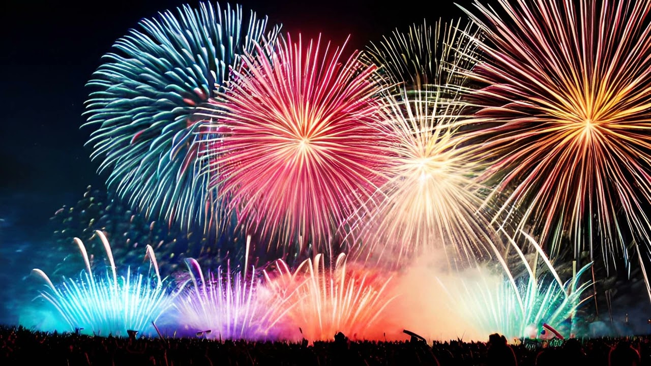 Festive Sparkles: Holiday Fun Fireworks Extravaganza | No Copyright | Edit-Ready
