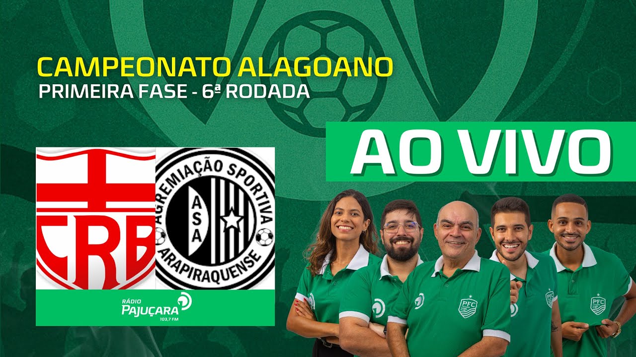 ( AO VIVO ) CRB x ASA - CAMPEONATO ALAGOANO 2026 (31/01/26)