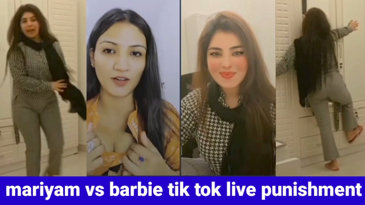 mariyam vs barbie tik tok live punishment | barbie tiktok live superpk star