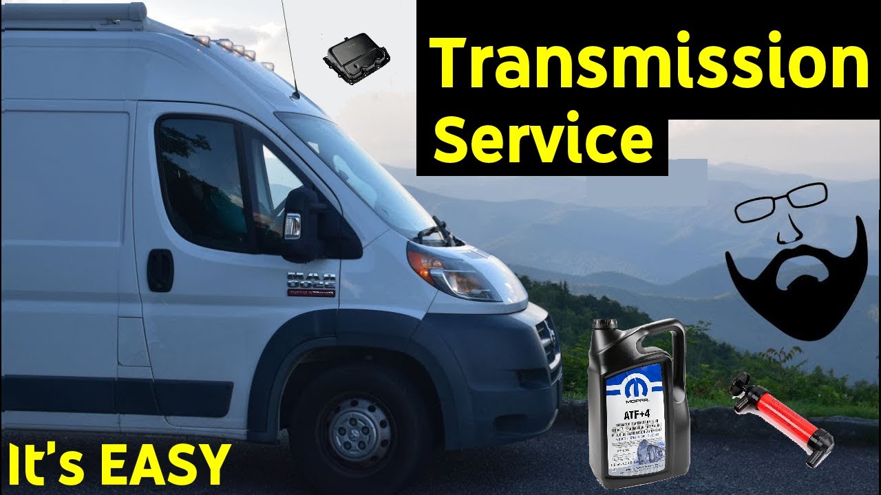 Van Life Easy Transmission Service - RAM Promaster changing transmission filter and fluid 62TE