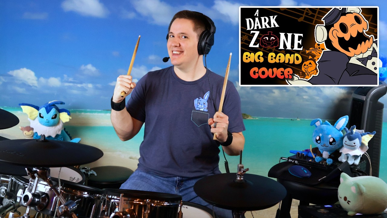 A Dark Zone (Big Band Cover) - Deltarune | Drum Cover