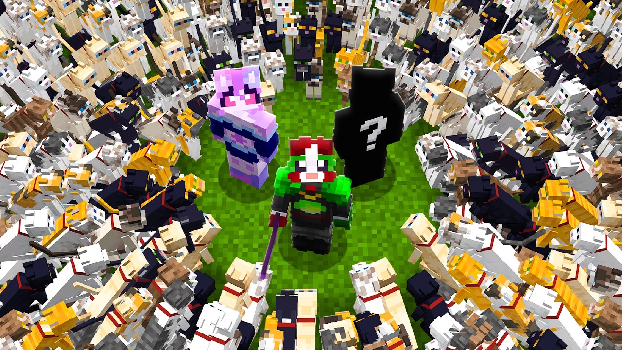 Я участвовал в Великой Кошачьей Войне в Minecraft