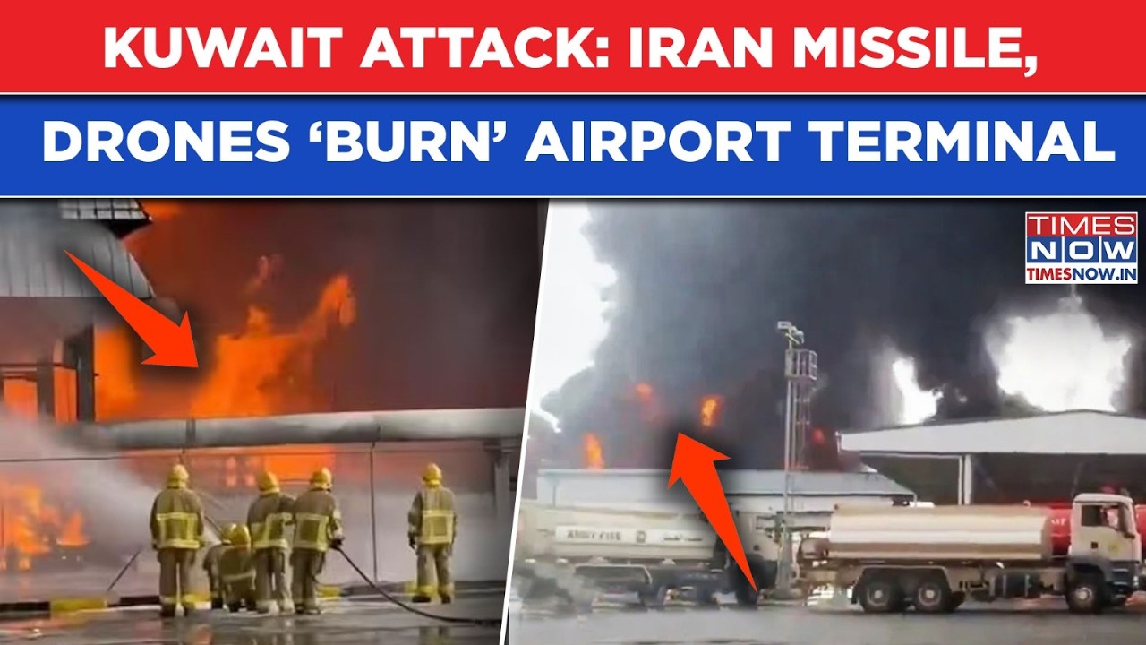 Kuwait Under Attack: Iran Missiles, Drones &lsquo;Burn&rsquo; International Airport Terminal In Revenge Blitz