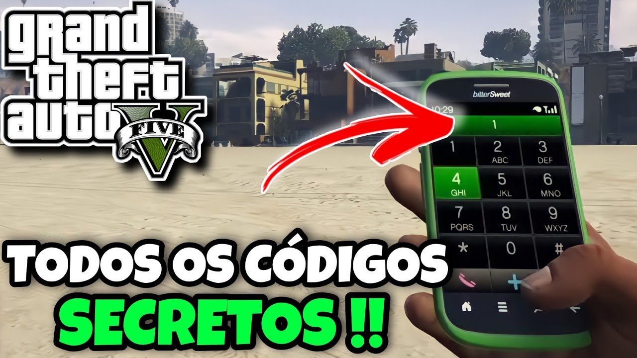 GTA 5 - TODOS OS CÓDIGOS SECRETOS !!!