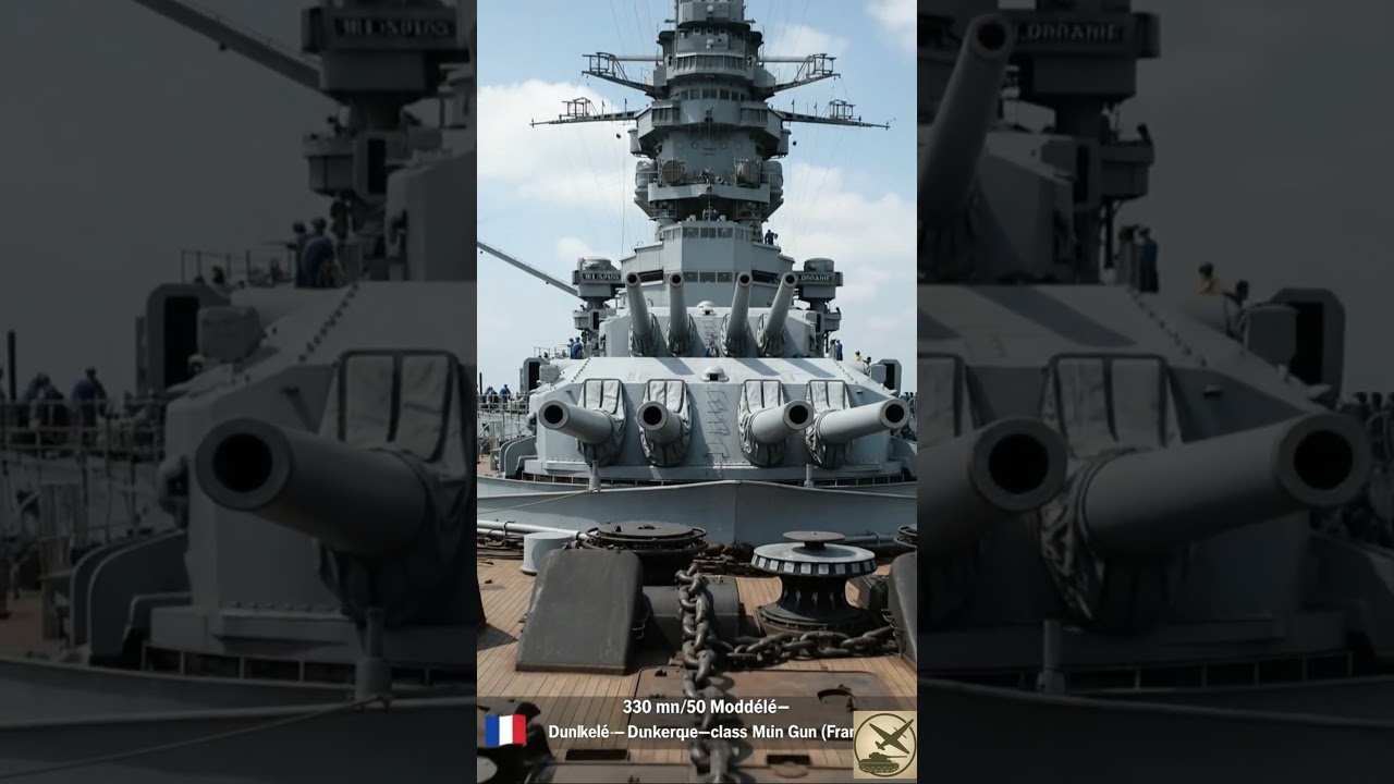 330 mm50 Modèle 1931 — France’s Dunkerque‑Class Quad‑Turret Gun