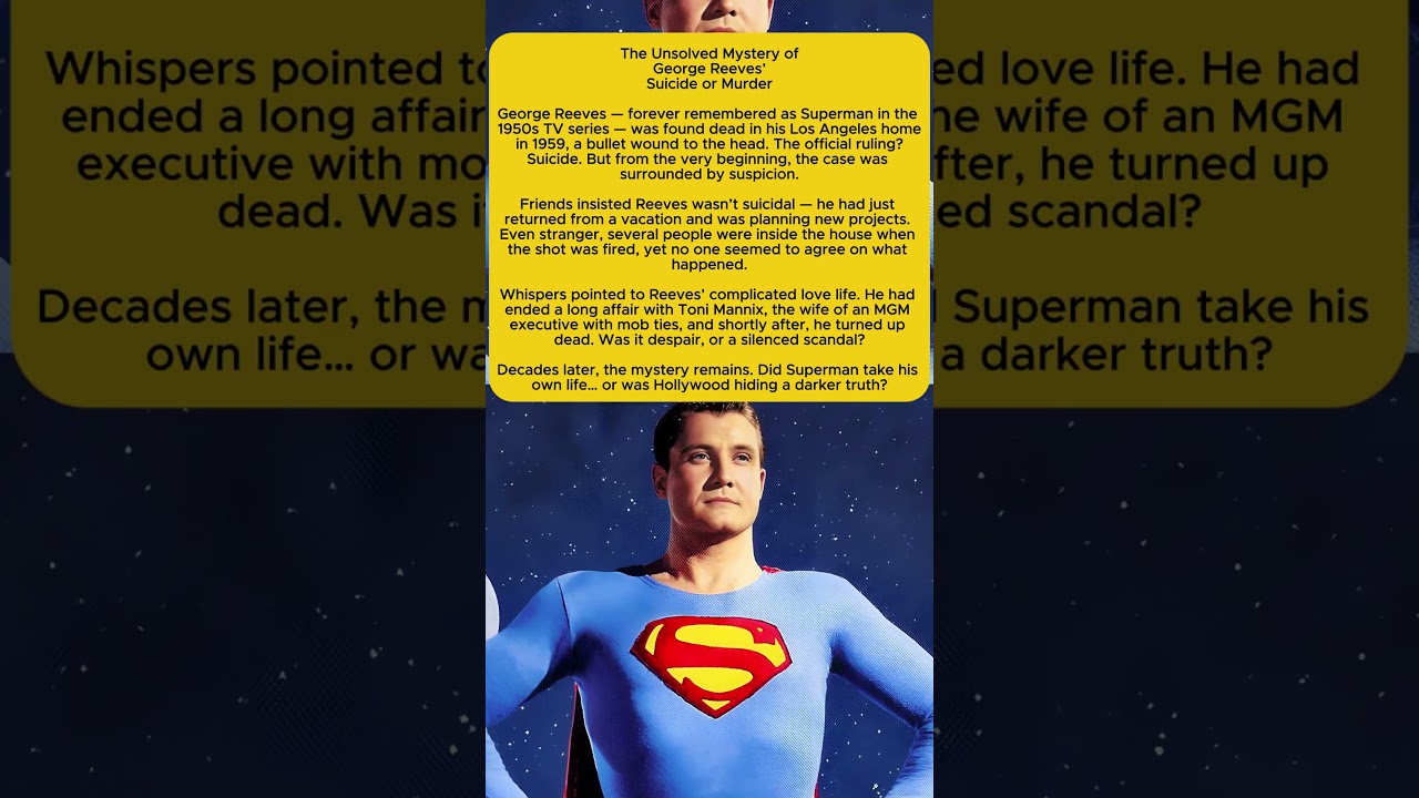 George Reeves: The Unsolved Mystery Behind TV&rsquo;s Superman