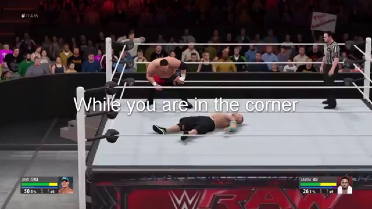 How to do Samoa Joe's secret move in WWE 2K16 Future Stars Pack!